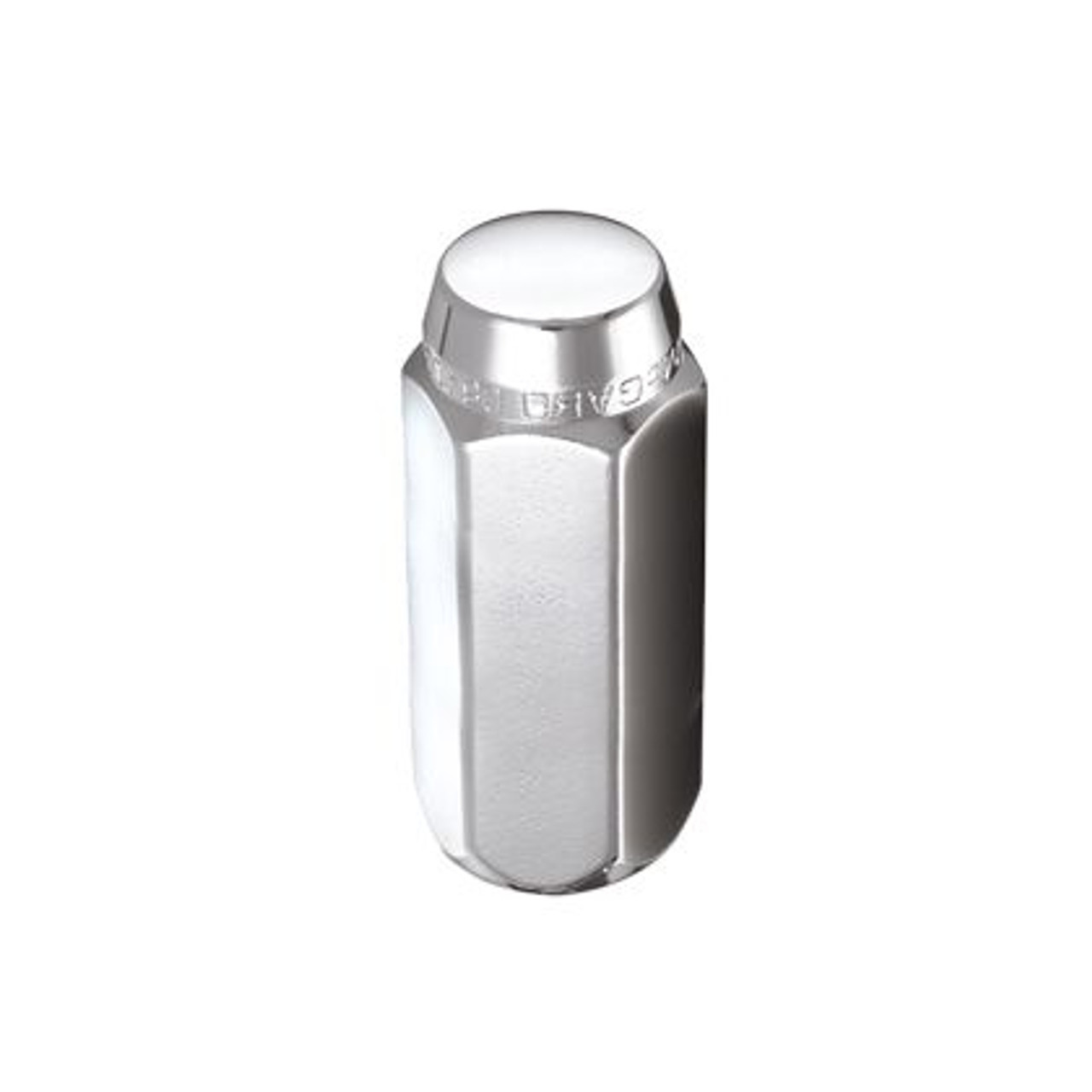 MCGARD 64014 CHROME HEX LUG NUTS-4 PACK 1988-2023 GM SILVERADO/SIERRA 2500HD-3500HD (M14X1.5)