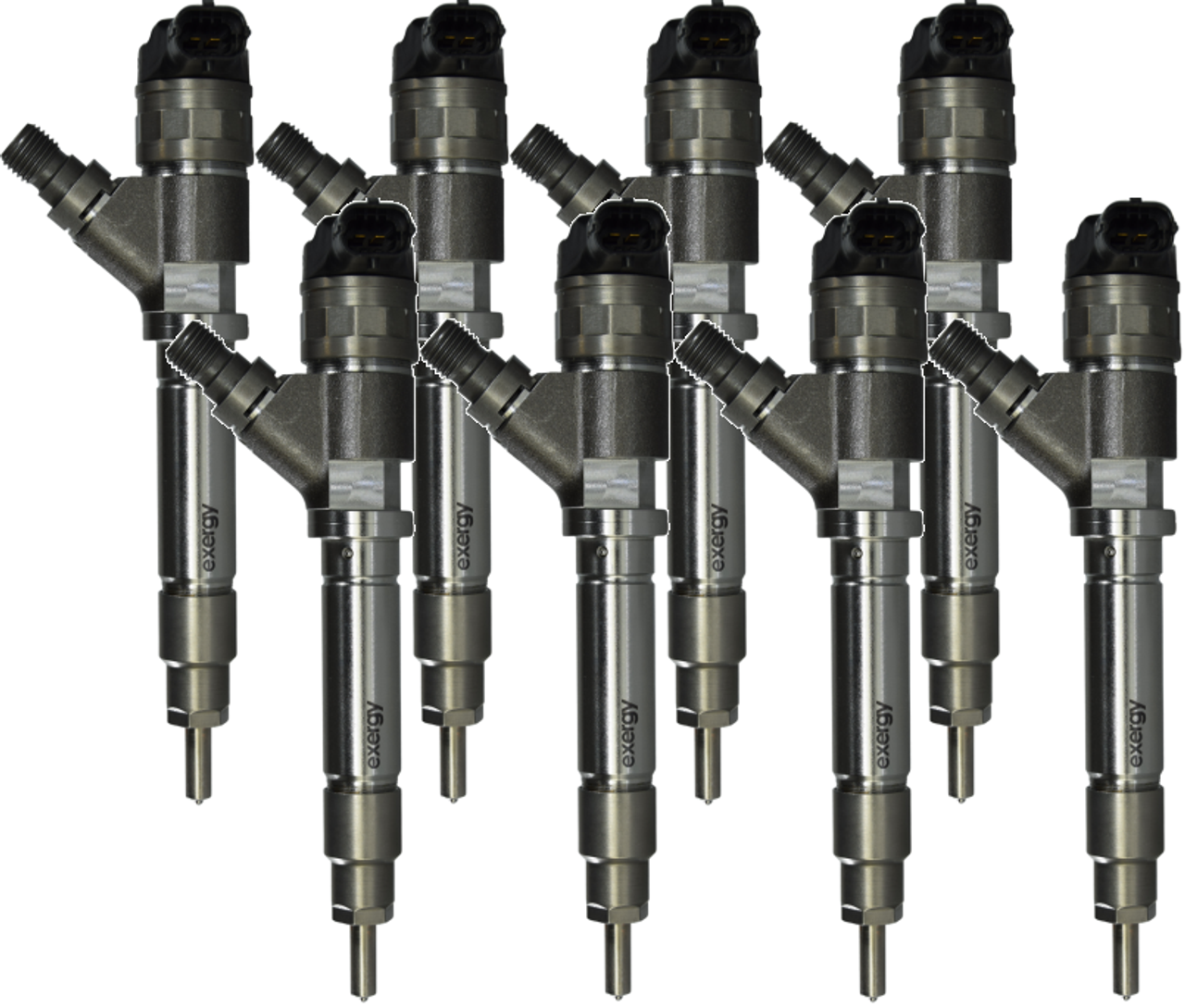 EXERGY E02 10206 NEW 45% OVER INJECTOR SET 2004.5–2005 GM DURAMAX 6.6L LLY