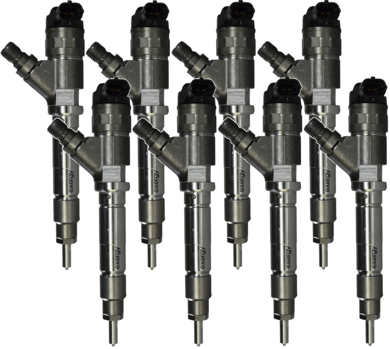 EXERGY E02 10405 NEW 30% OVER INJECTOR SET 2007.5–2010 GM DURAMAX 6.6L LMM