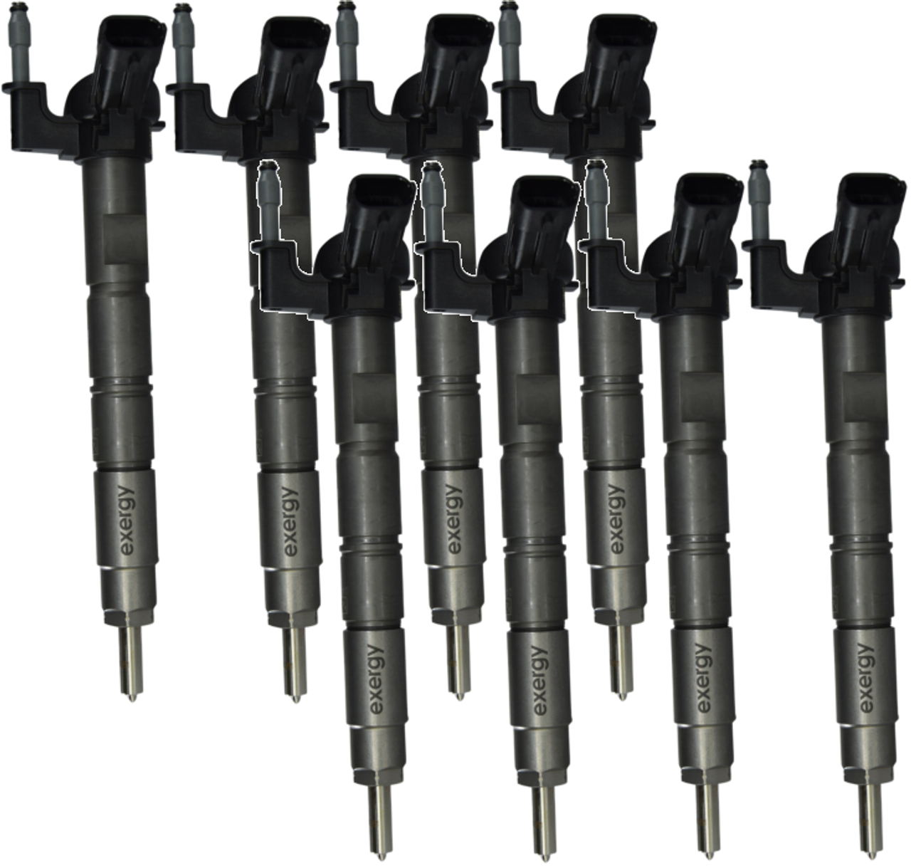 EXERGY E02 10506 NEW 30% OVER INJECTOR SET 2011-2016 GM DURAMAX 6.6L LML
