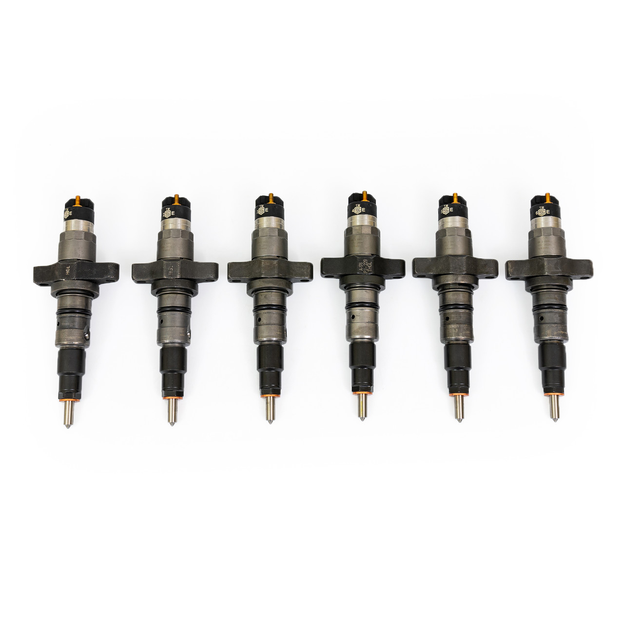 S&S DIESEL 305-10VCO-R-SET EARLY 5.9 TORQUEMASTER INJECTOR (REMAN) — SET OF 6 — 2003–2004 DODGE RAM 2500/3500 5.9L CUMMINS 24V