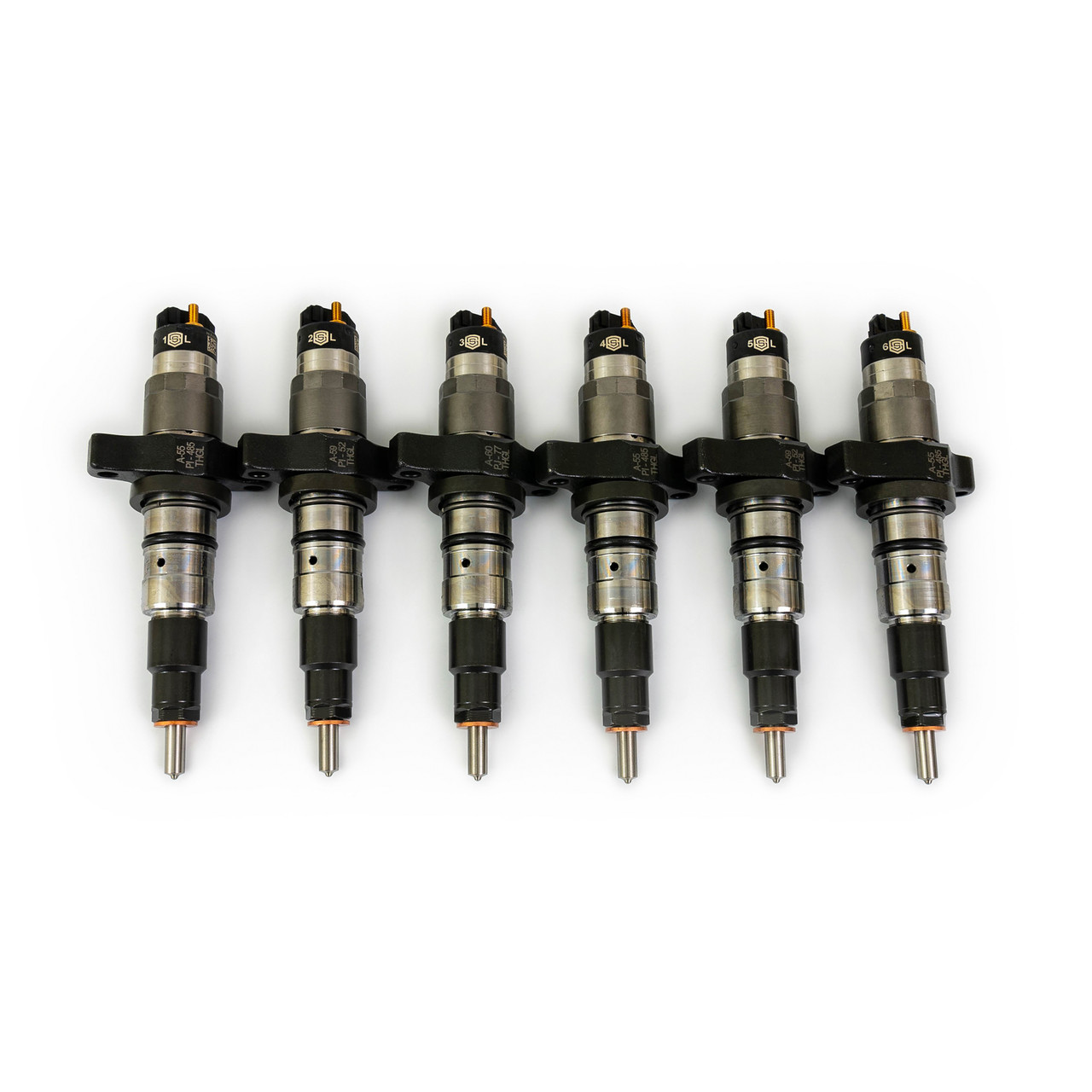 S&S DIESEL 325-30SAC-R-SET 30% OVER LATE 5.9 INJECTOR (REMAN) — SET OF 6 — 2004.5–2007 DODGE RAM 2500/3500 5.9L CUMMINS 24V