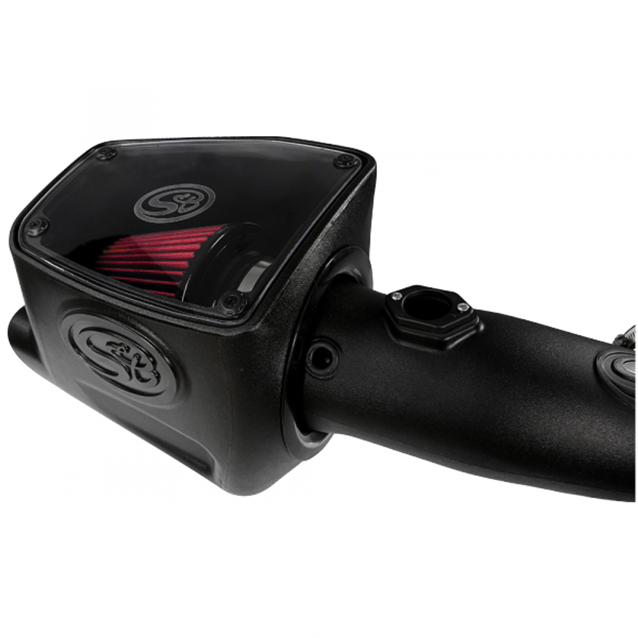 S&B FILTERS 75-5105 COLD AIR INTAKE COTTON CLEANABLE RED 2008-2010 FORD F250 F350 V8-6.4L POWERSTROKE