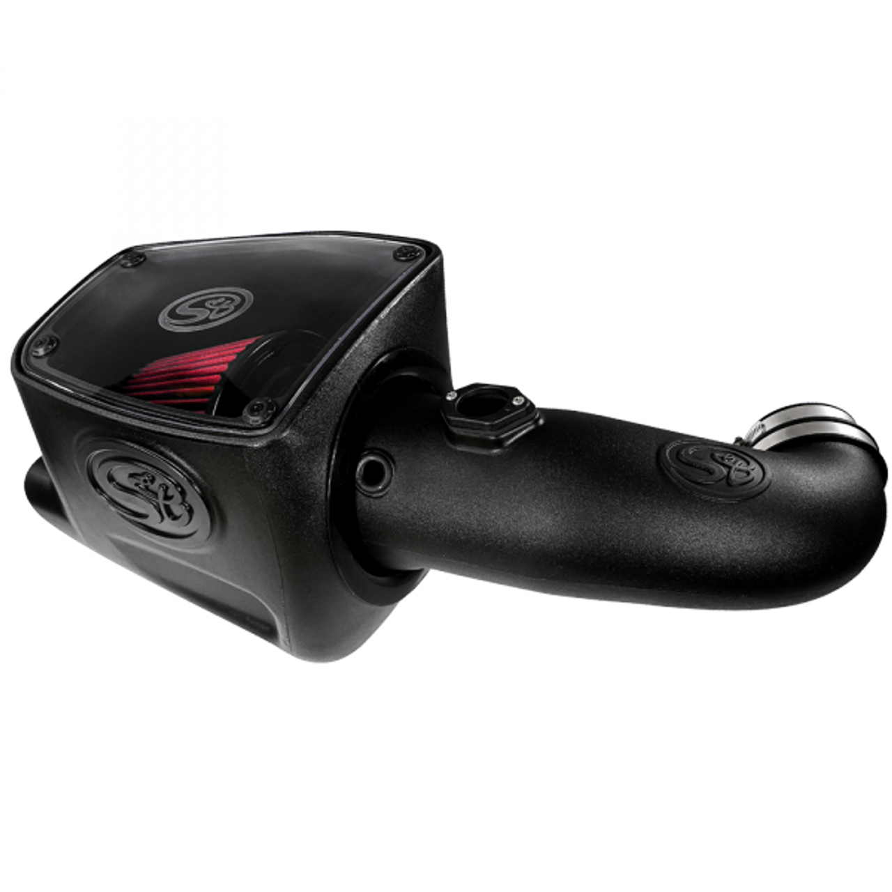 S&B FILTERS 75-5105 COLD AIR INTAKE COTTON CLEANABLE RED 2008-2010 FORD F250 F350 V8-6.4L POWERSTROKE