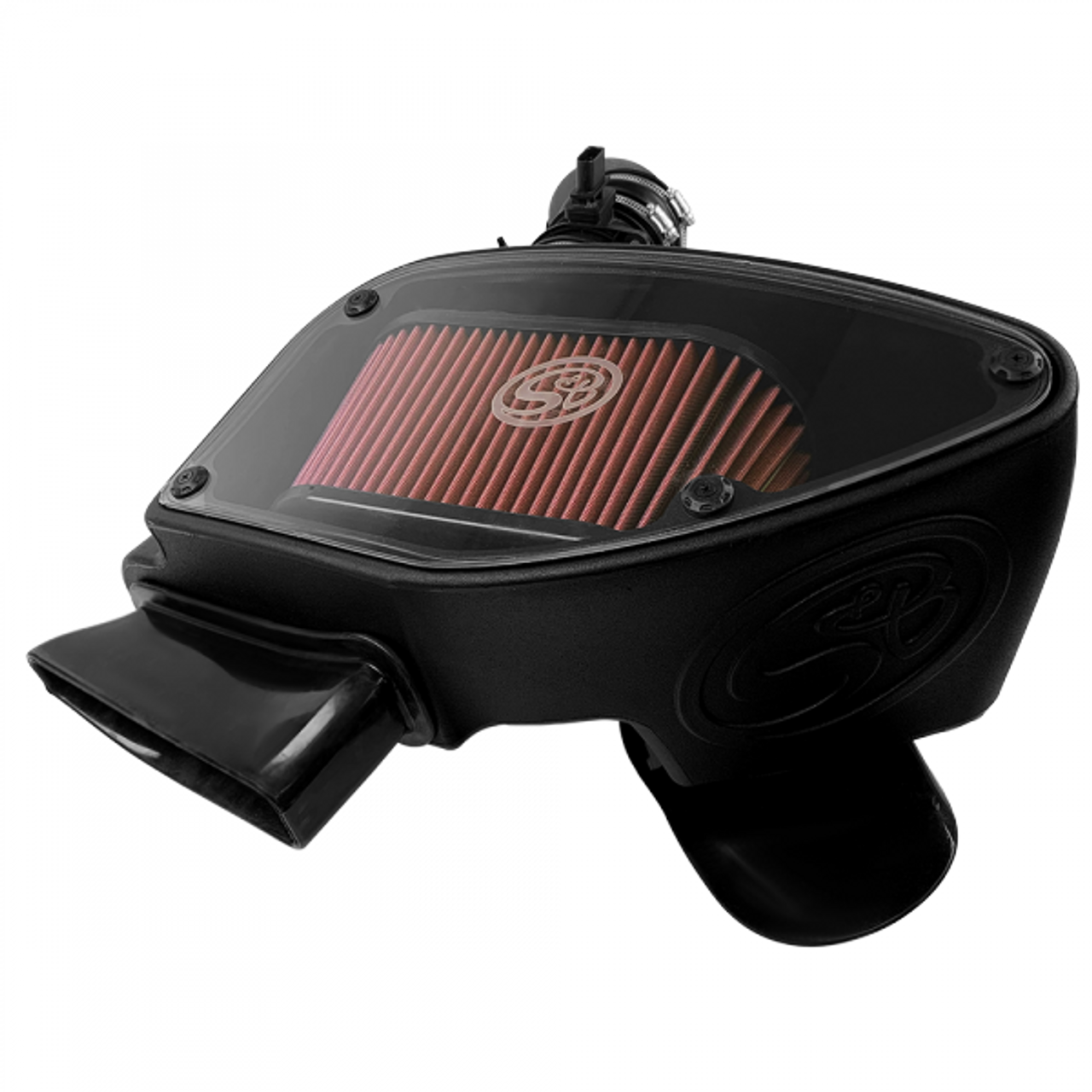 S&B FILTERS 75-5099 COLD AIR INTAKE COTTON CLEANABLE RED 2010-2015 VW JETTA 2.0L TDI