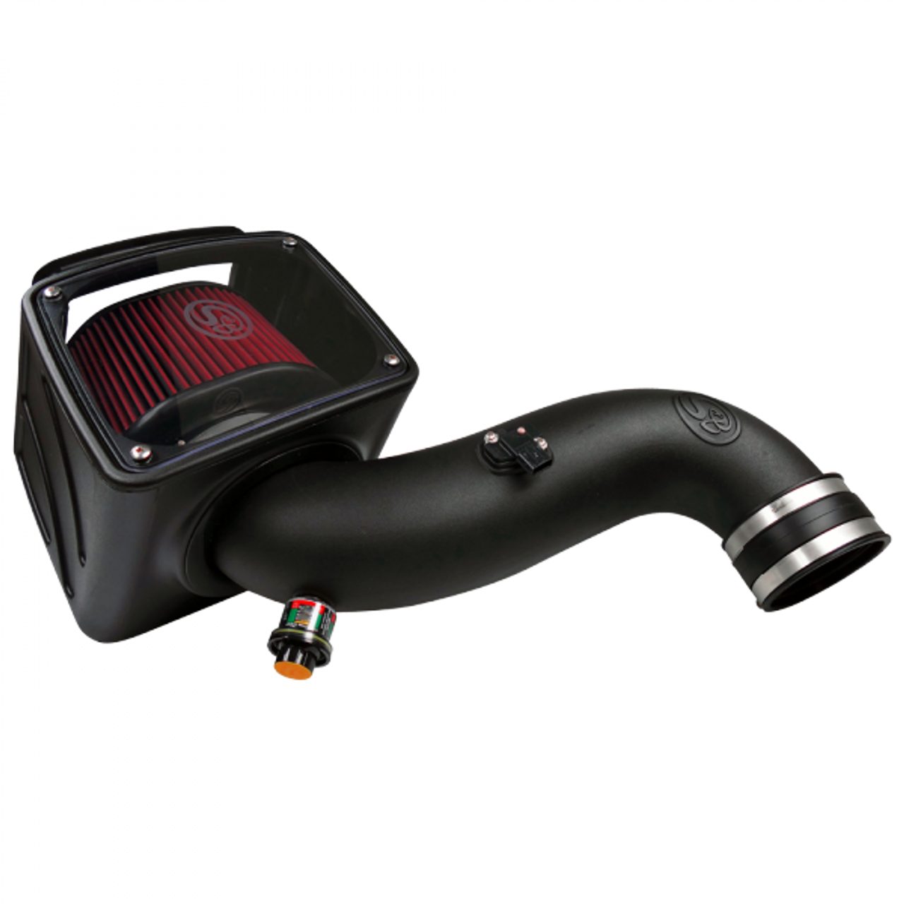 S&B FILTERS 75-5091 COLD AIR INTAKE COTTON CLEANABLE RED 2007-2010 GM/CHEVROLET DURAMAX 6.6L LMM S&B FILTERS 75-5091 COLD AIR INTAKE COTTON CLEANABLE RED 2007-2010 GM/CHEVROLET DURAMAX 6.6L LMM