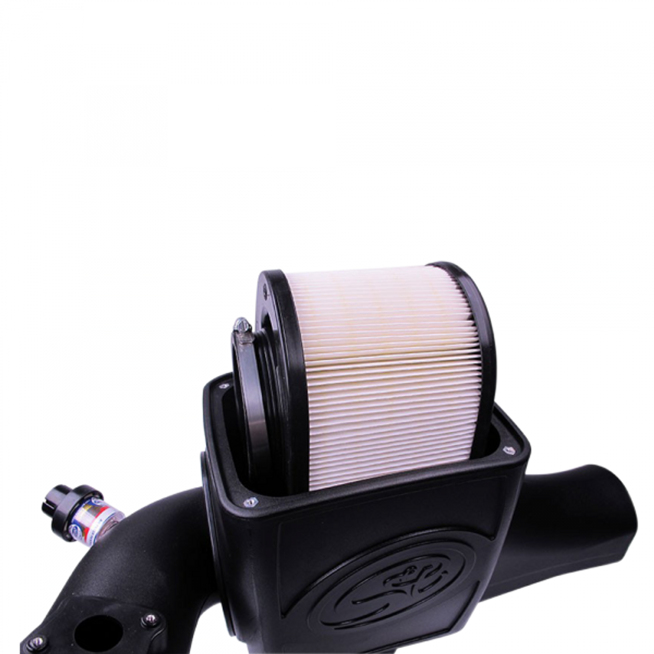 S&B FILTERS 75-5070D COLD AIR INTAKE DRY EXTENDABLE WHITE 2003-2007 FORD POWERSTROKE 6.0L