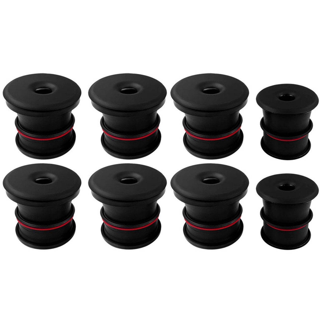 S&B FILTERS 81-1005 SILICONE BODY MOUNT KIT 8PC REGULAR CAB 1999-2003 FORD F-250/F-350/F-450/F-550