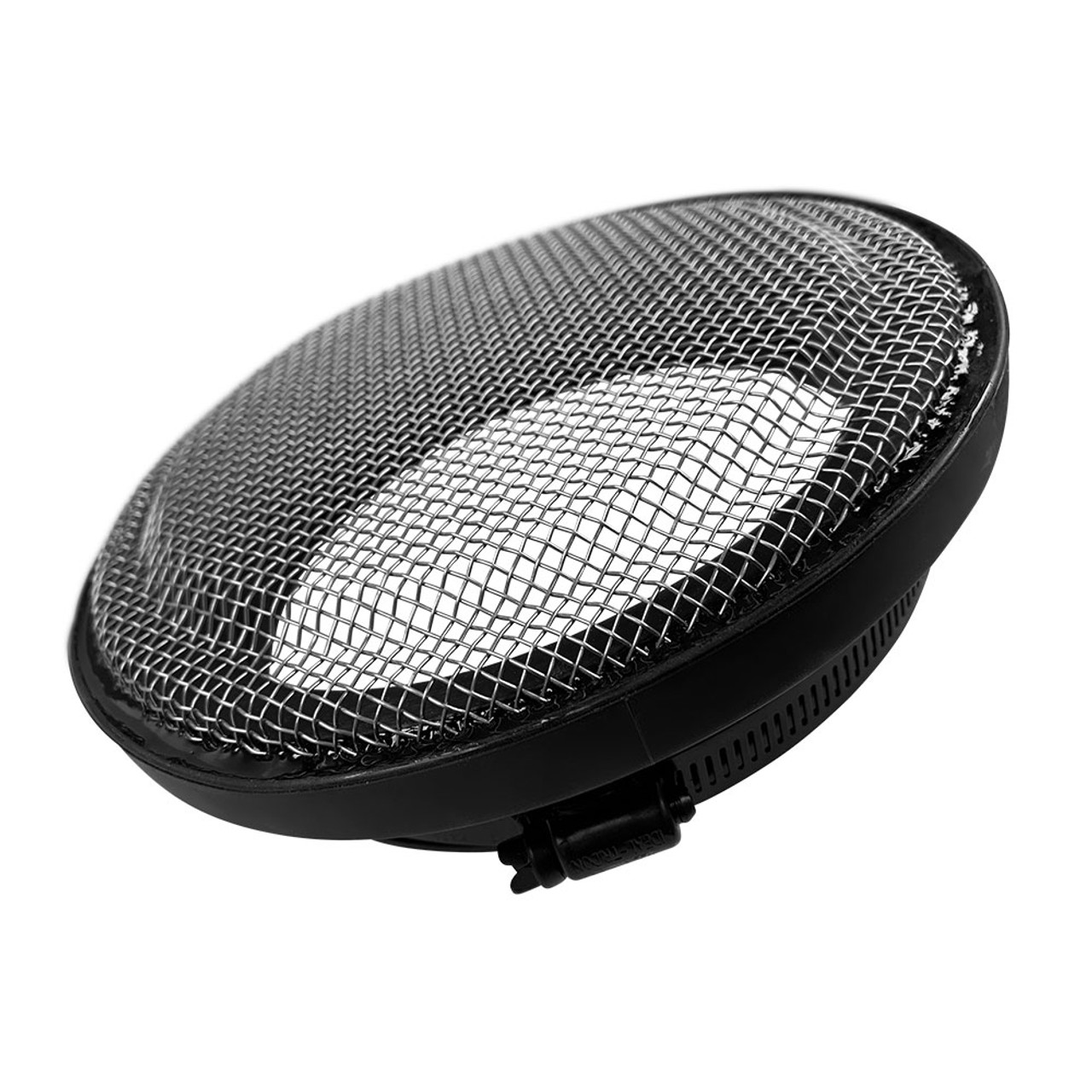 S&B FILTERS 77-3014 TURBO SCREEN GUARD WITH VELOCITY STACK - 5.50 INCH (BLACK)