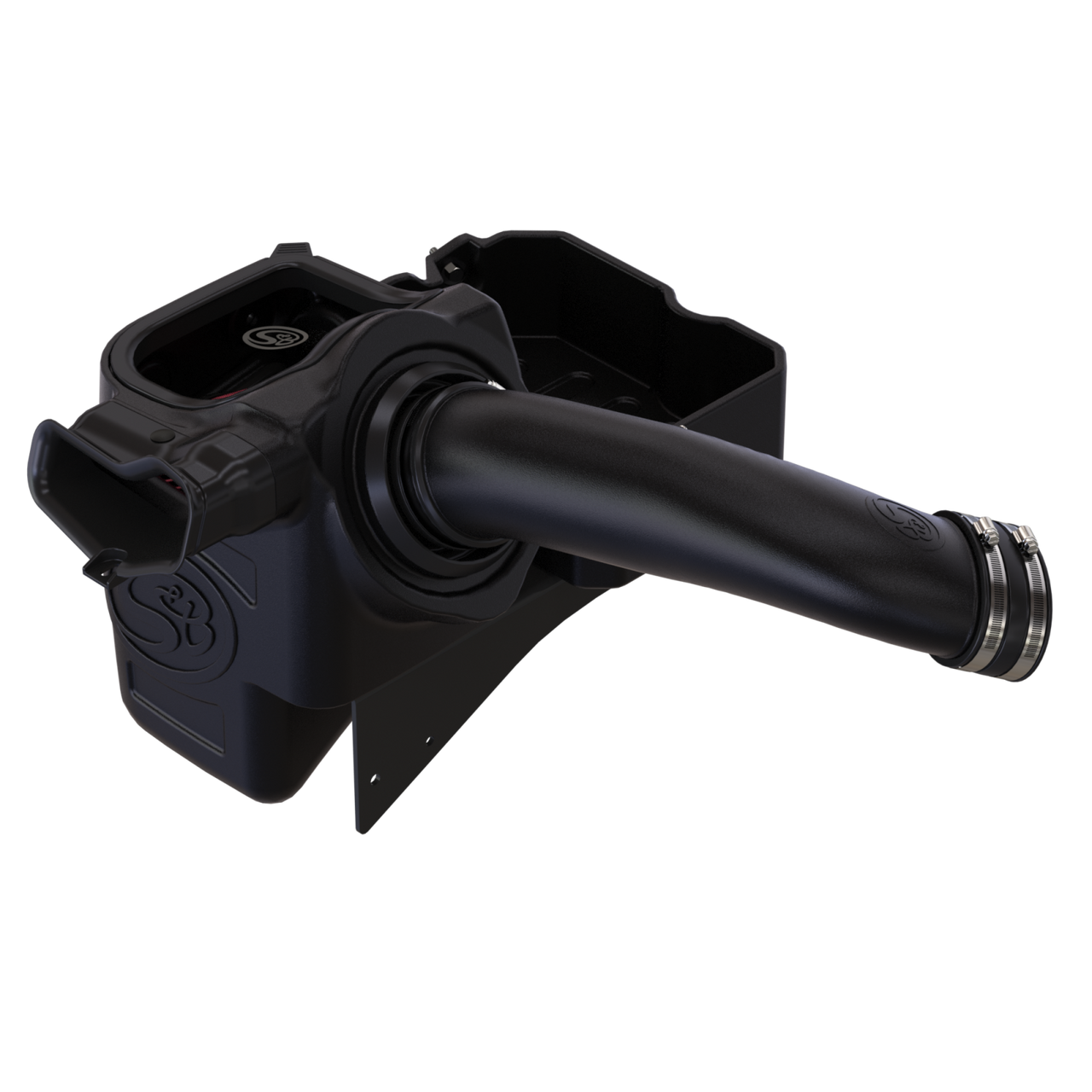 S&B FILTERS 75-5085-1 COLD AIR INTAKE COTTON CLEANABLE RED 2017-2019 FORD F250 F350 V8-6.7L POWERSTROKE