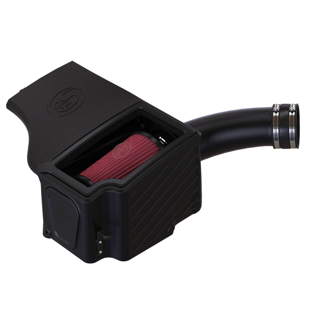 S&B FILTERS 75-5131-1 COLD AIR INTAKE COTTON CLEANABLE RED 1994-1997 FORD F250 F350 V8-7.3L POWERSTROKE