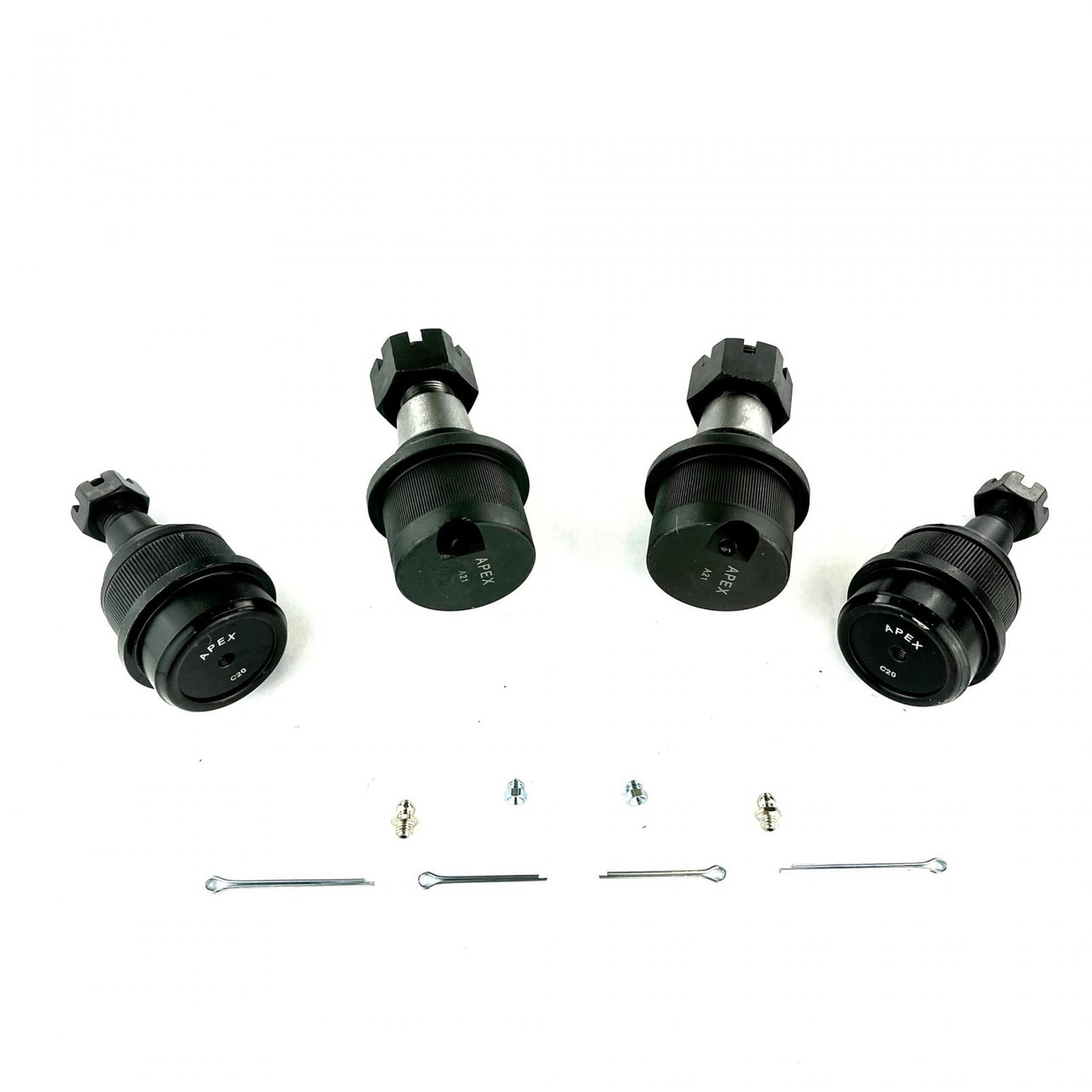 APEX CHASSIS KIT111K HEAVY DUTY BALL JOINT KIT(UPPER IS KNURLED) FOR 2014-2019 RAM 2500/3500