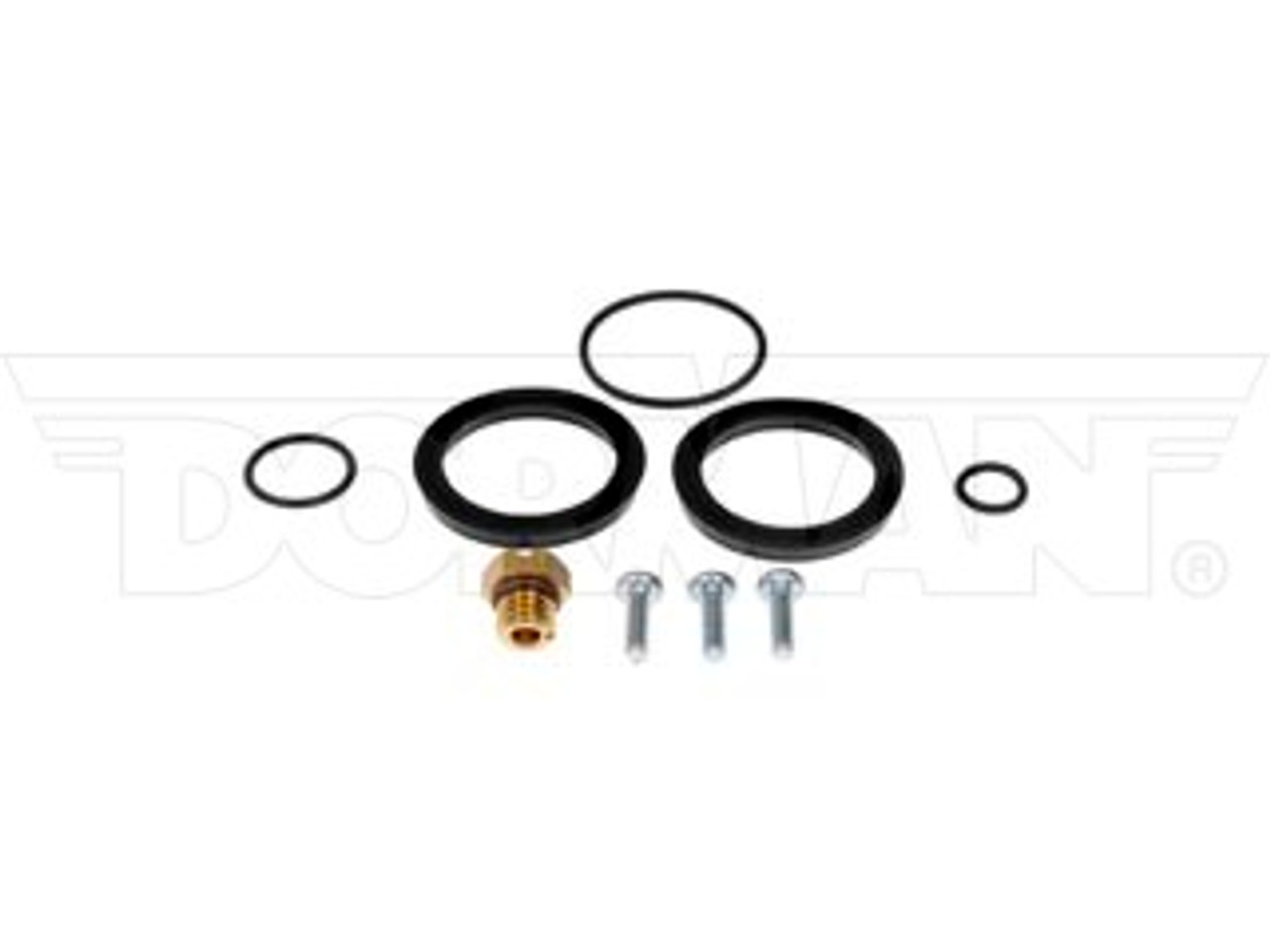 DORMAN 904-124HP FUEL PRIMER SEAL KIT WITH BRASS BLEEDER SCREW 2001-2012 GM 6.6L DURAMAX LB7/LLY/LBZ/LMM/LML
