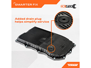 DORMAN 265-850 TRANSMISSION PAN WITH DRAIN PLUG (WITH GASKET AND