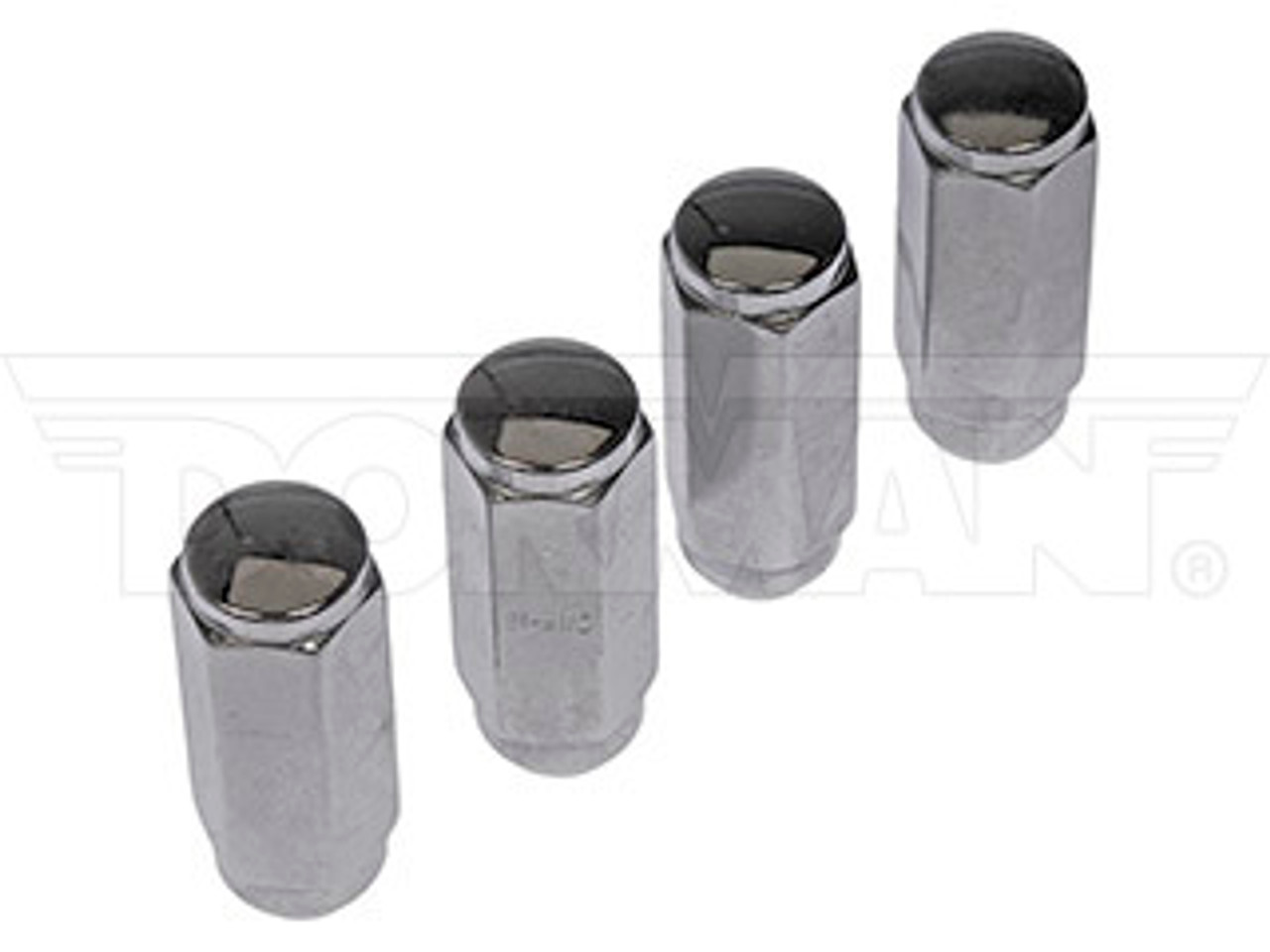 DORMAN 711-514 CHROME WHEEL LUG NUT - 9/16-18 (DUPLEX ACORN XL 4-PACK) 1994-2010 DODGE RAM 2500/3500 | 2008-2011 DODGE RAM 4500/5500 | 1980-1997 FORD F-250/350