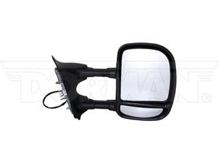 DORMAN 955-364 POWER MIRROR ASSEMBLY - TELESCOPIC DUAL ARMS (RIGHT) 1999-2004 FORD F-250/350 | 1999-2001 FORD F-450/550 | 2000-2016 FORD E-SERIES VAN