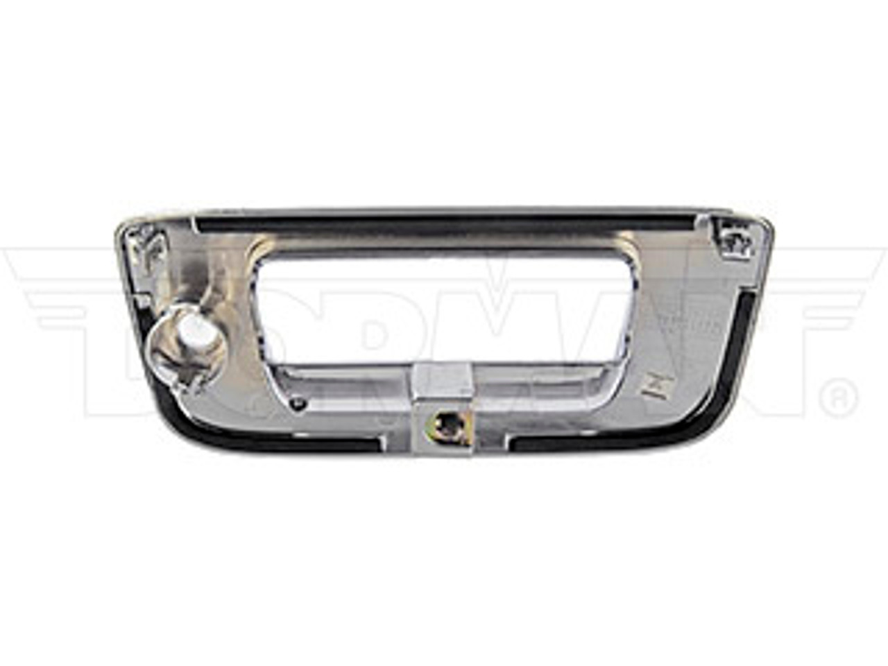 DORMAN 91124 CHROME TAILGATE HANDLE BEZEL (WITHOUT BACKUP CAMERA) (WITH KEYHOLE) 2007.5-2014 GM SILVEADO/SIERRA 2500HD/3500HD