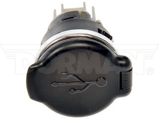 DORMAN 57019 USB PORT AND COVER (WITHOUT CUSTOM FRONT FLOOR CONSOLE) 2010-2014 GM SILVERADO/SIERRA 2500HD/3500HD