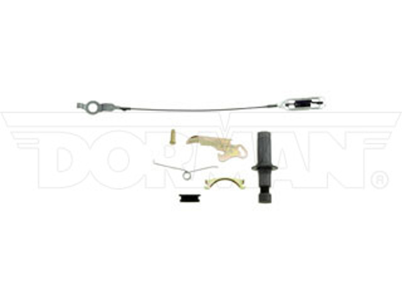 DORMAN HW2599 DRUM BRAKE SELF ADJUSTER REPAIR KIT (REAR RIGHT) 2000-2003 DODGE RAM 2500/3500 (12" BRAKES) | 1986-1993 DODGE D/W 250/350 | 1975-1997 FORD F-250/350