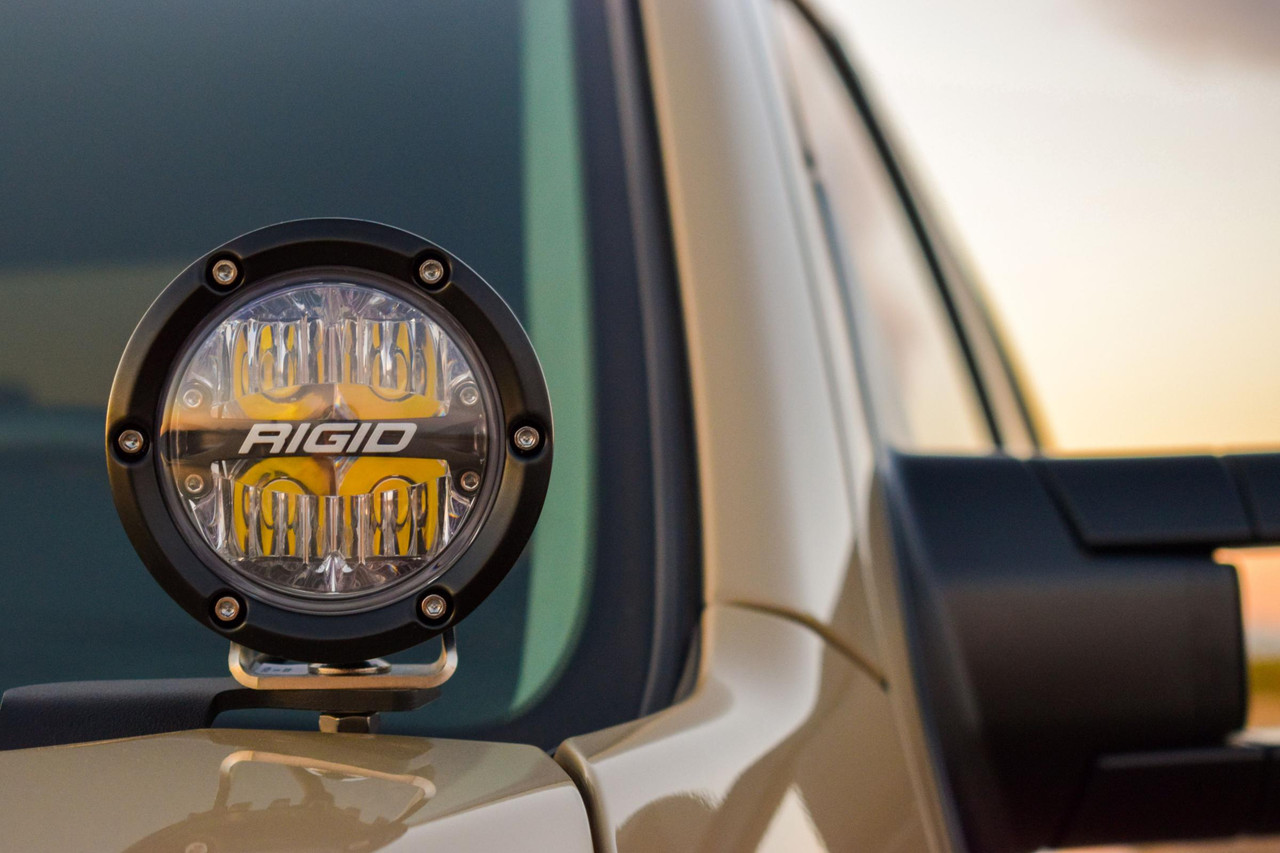 RIGID INDUSTRIES 46701 14-20 TOYOTA TUNDRA A-PILLAR MOUNT FITS 360-SERIES D-SERIES D-SS RIGID