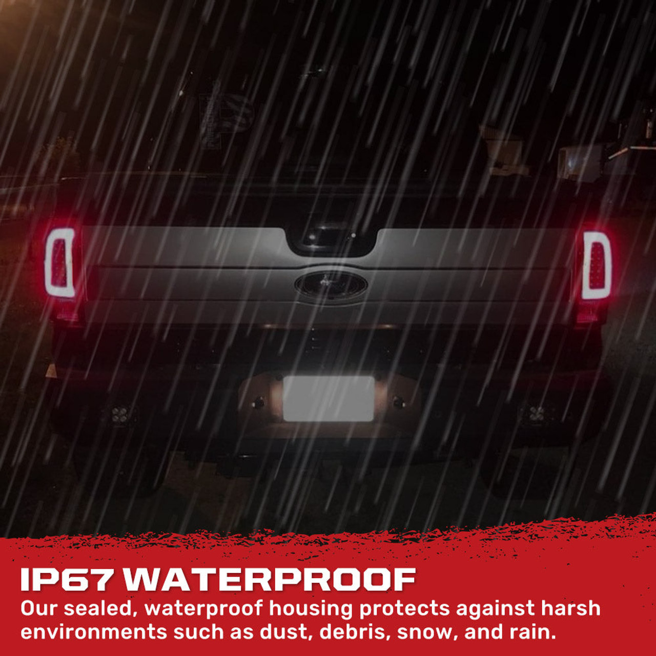 RECON 264293BKS SMOKED OLED SCANNING LED TAIL LIGHTS FOR 2008-2016 FORD SUPER DUTY RECON 264293BKS SMOKED OLED SCANNING LED TAIL LIGHTS FOR 2008-2016 FORD SUPER DUTY