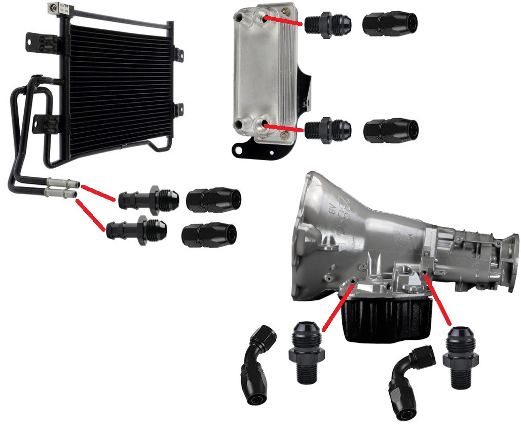 CPP HEAVY DUTY 48RE TRANSMISSION OEM REPLACEMENT LINE KIT FOR 03-07 DODGE RAM DIESEL