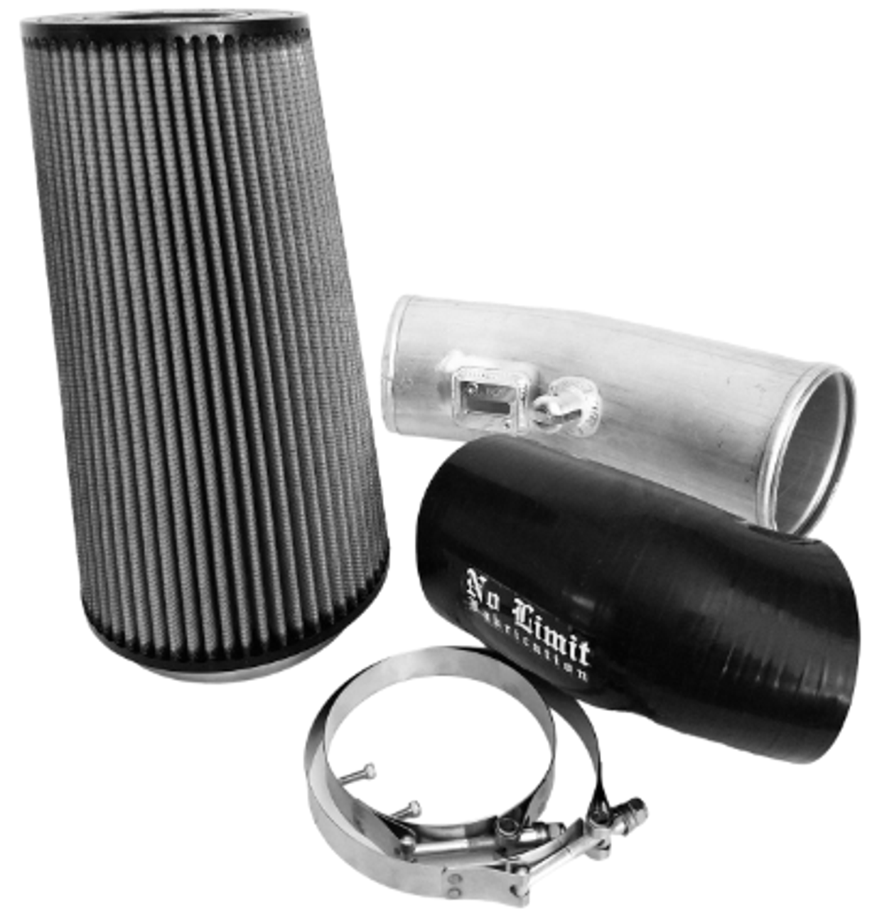 NO LIMIT FAB 67CAIRD17 RAW COLD AIR INTAKE WITH DRY FILTER FOR 17-24 FORD POWERSTROKE 6.7L NO LIMIT FAB 67CAIRD17 RAW COLD AIR INTAKE WITH DRY FILTER FOR 17-24 FORD POWERSTROKE 6.7L