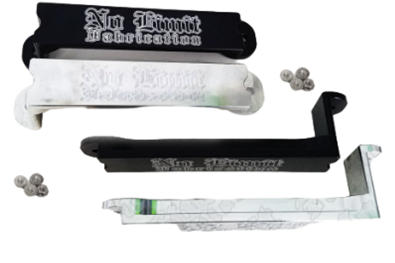 NO LIMIT FAB 67BH RAW BATTERY HOLD DOWN KIT WITH FOR 11-16 FORD 6.7L POWERSTROKE