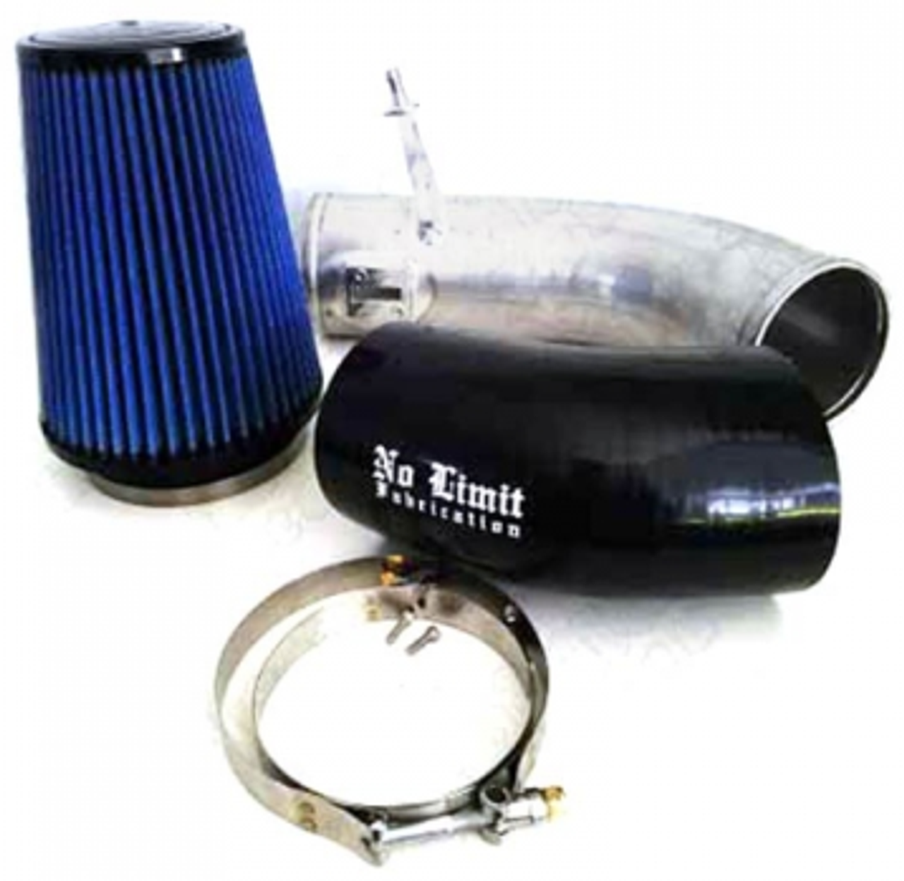 NO LIMIT FAB 67CAIPD171 POLISHED STAGE 1 COLD AIR INTAKE WITH DRY FILTER FOR 17-24 6.7 POWERSTROKE