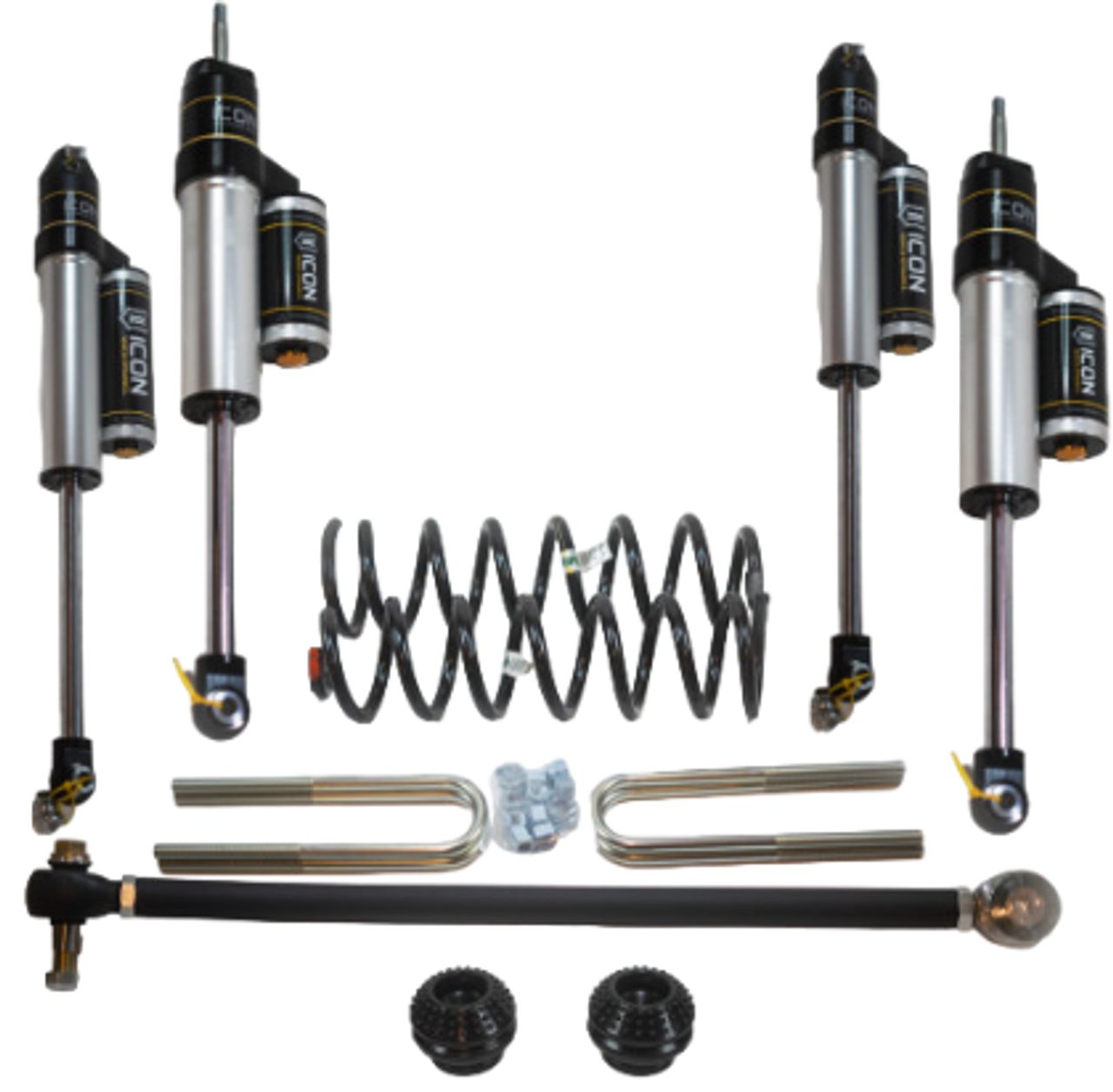 NO LIMIT FAB NLRLK174025 REVERSE LEVEL KIT W/2.5 INCH SHOCKS AND 4" REAR AXLE FOR 17-21 FORD SUPER DUTY
