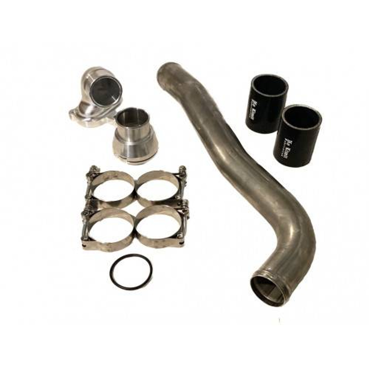 NO LIMIT FAB 67UCHKR1720 RAW UPPER COOLANT HOSE KIT FOR 17-20 FORD 6.7 POWER STROKE