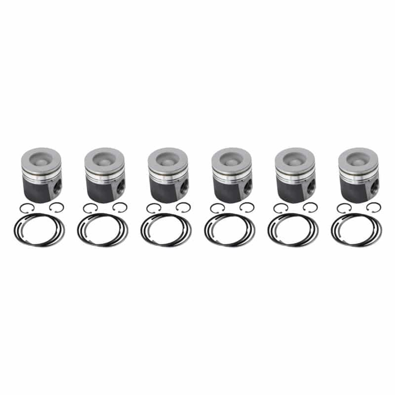 INDUSTRIAL INJECTION PDM-3672CC.040 DODGE PERFORMANCE PISTONS FOR 2003-2004 CUMMINS 5.9L .040 OVER