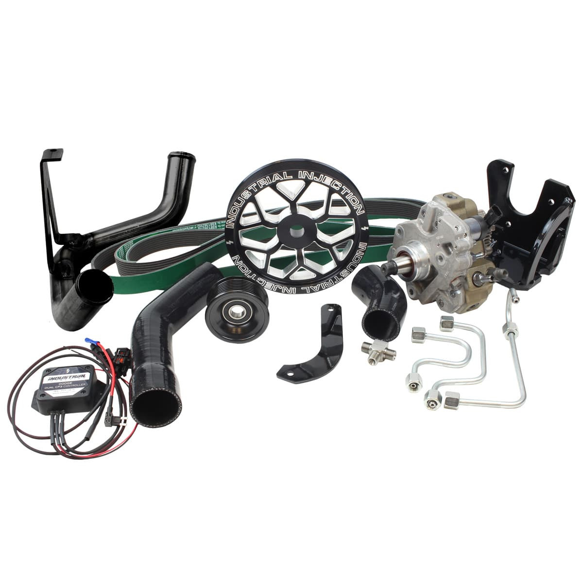 INDUSTRIAL INJECTION 237402 DODGE DUAL CP3 KIT - 2003-2007 5.9L CUMMINS (INCLUDES PUMP)