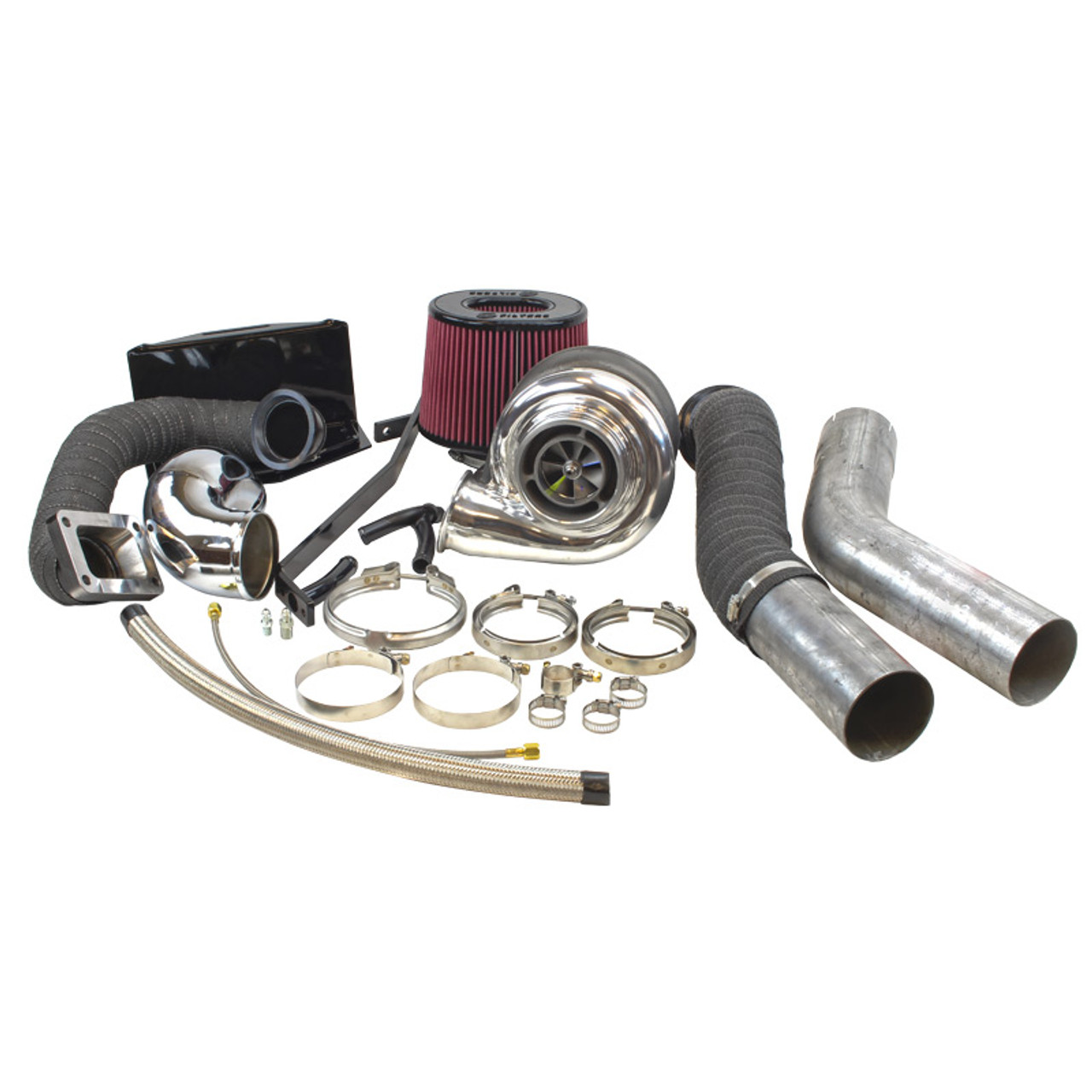 INDUSTRIAL INJECTION 229401 DODGE 2ND GEN COMPOUND PHATSHAFT ADD-A-TURBO KIT — 1994–2002 5.9L CUMMINS (12-VALVE & 24-VALVE)