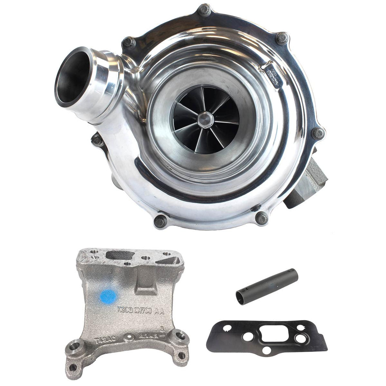 INDUSTRIAL INJECTION 32E103-XR1 FORD XR1 TURBO KIT FOR 15-16 6.7L POWER STROKE WITH PEDESTAL