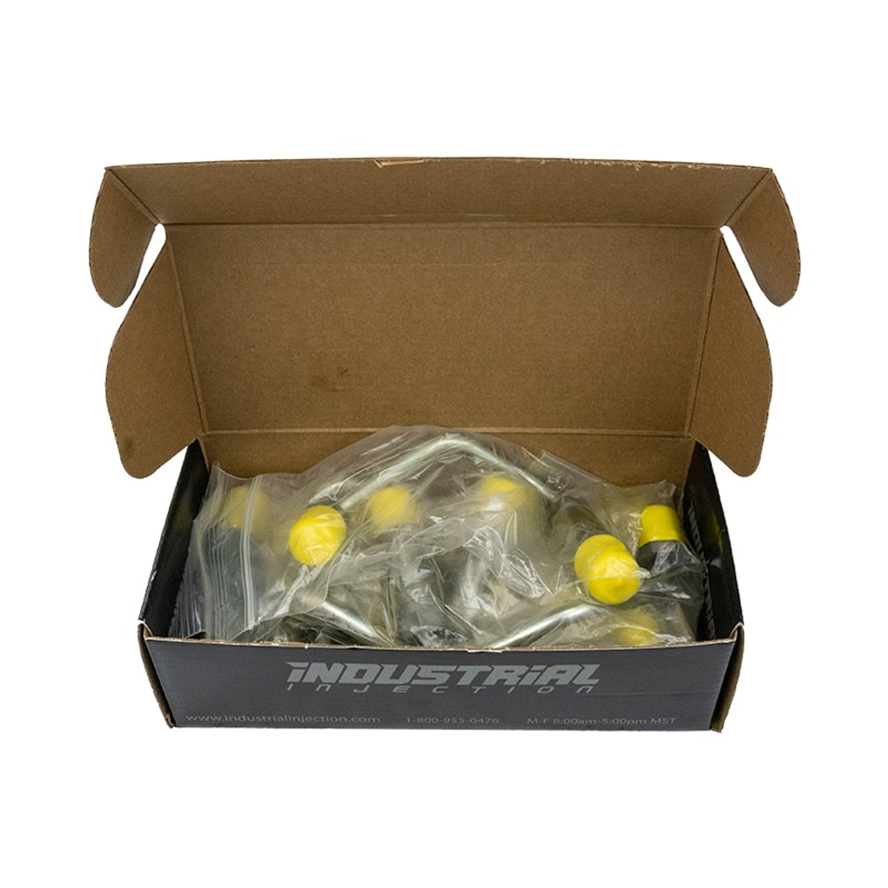 INDUSTRIAL INJECTION 412501 GM INJECTOR LINE SET FOR 01-04 6.6L LB7 DURAMAX