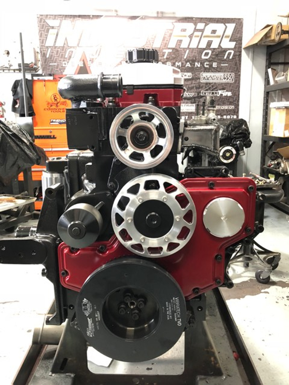 INDUSTRIAL INJECTION 24FC09 DODGE COMMON RAIL PULLEY KIT FOR 2003-2012 5.9L & 6.7L CUMMINS INDUSTRIAL INJECTION 24FC09 DODGE COMMON RAIL PULLEY KIT FOR 2003-2012 5.9L & 6.7L CUMMINS