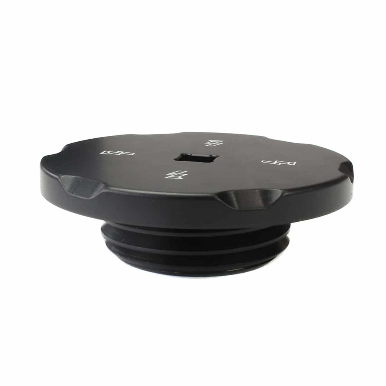 INDUSTRIAL INJECTION 24FC05 DODGE FRONT CP3 ACCESS COVER — CUMMINS (BILLET, BLACK ANODIZED)