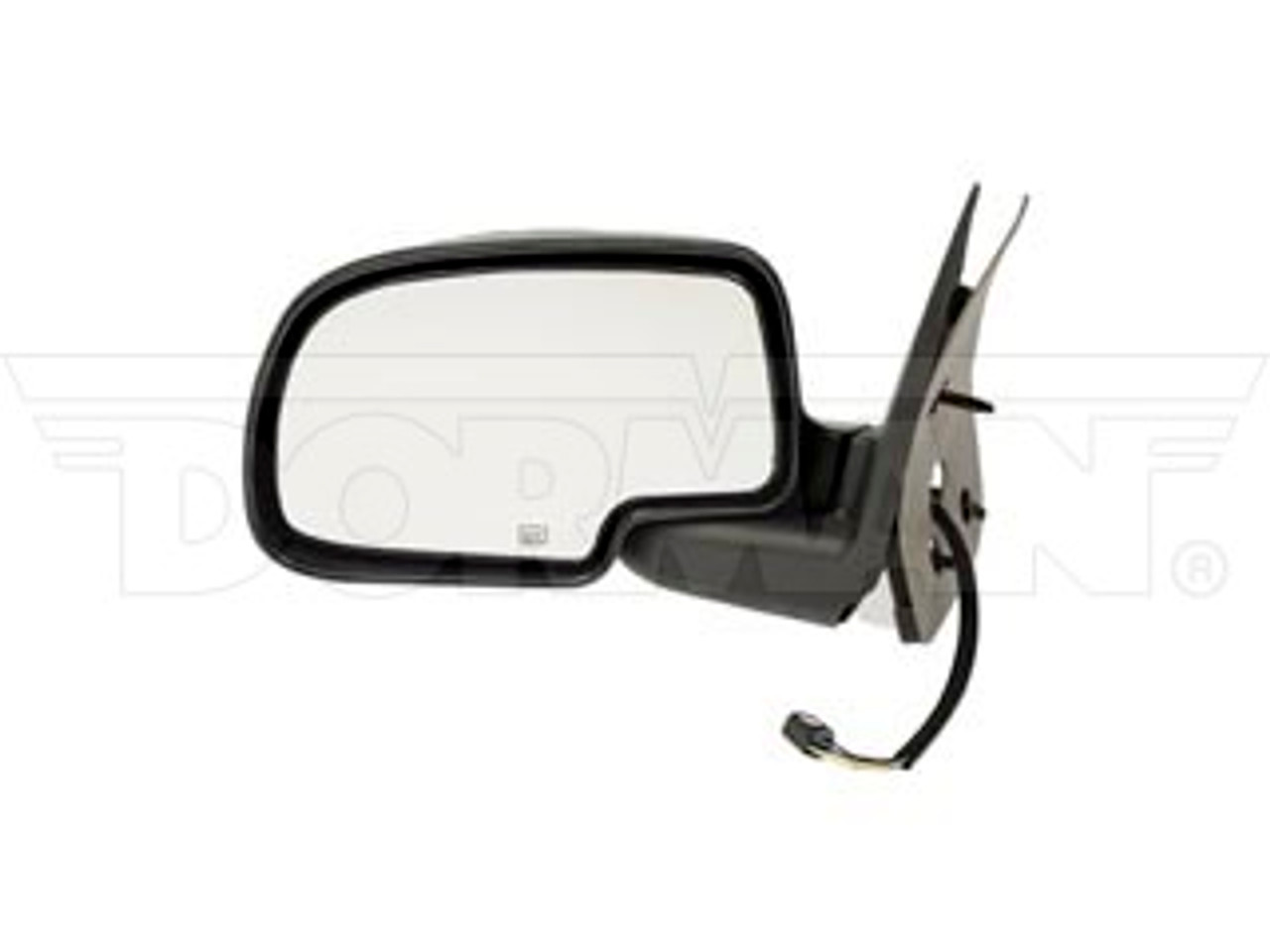 DORMAN 955-064 SIDE VIEW MIRROR WITH CHROME COVER (LEFT) (POWER/HEATED MIRRORS) 2001-2002 GM SILVERADO/SIERRA 2500HD/3500HD