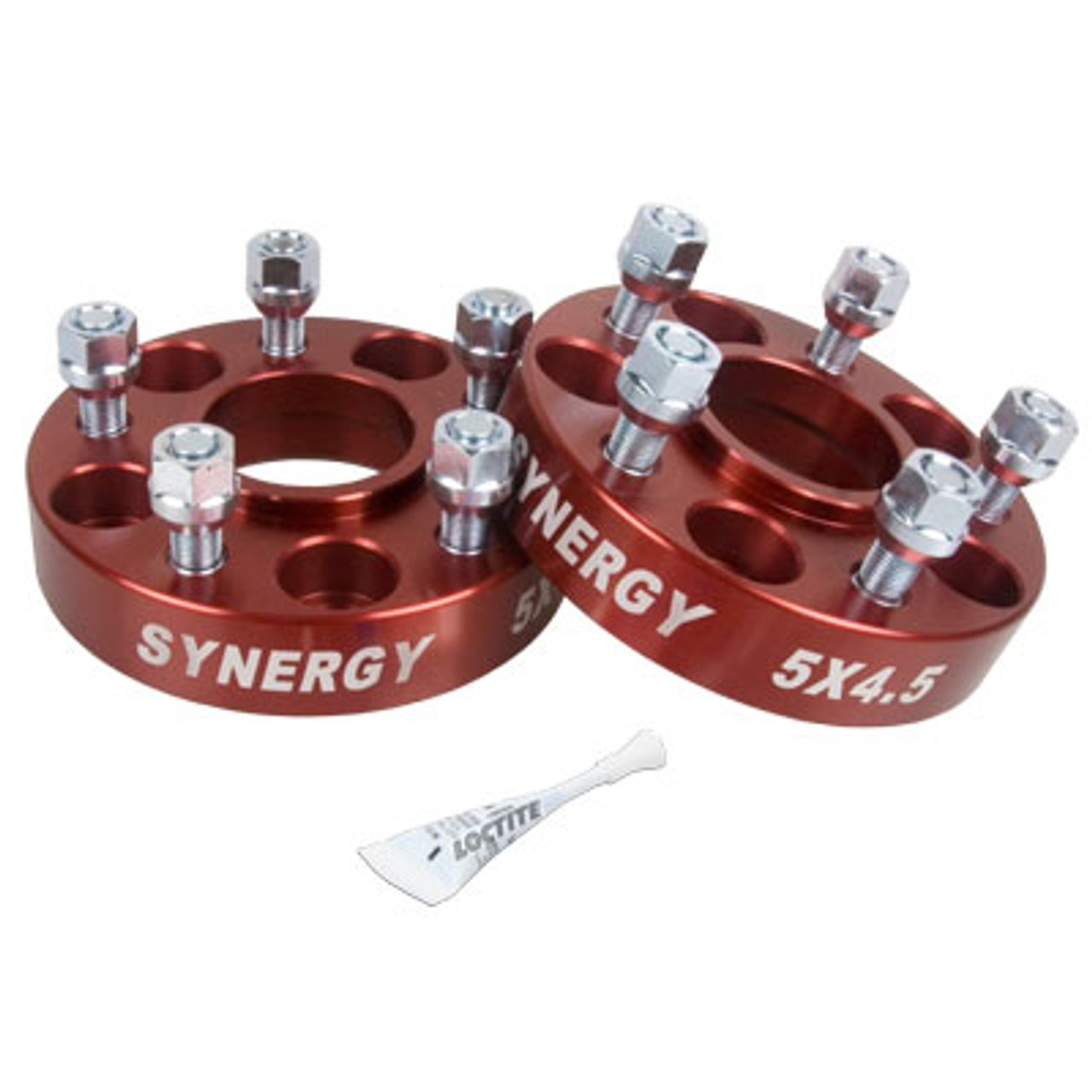 SYNERGY 4112-5-45-H HUB CENTRIC WHEEL SPACERS 5X4.5-1.50 INCH WIDTH 1/2-20 UNF STUD SIZE FOR JEEP