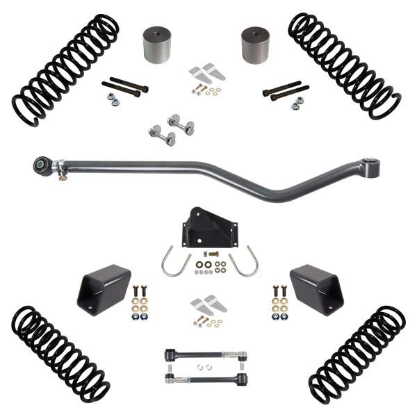 SYNERGY 8041-20 2.0 INCH LIFT STAGE 1 SUSPENSION SYSTEM FOR 07-18 WRANGLER JKU 4 DR