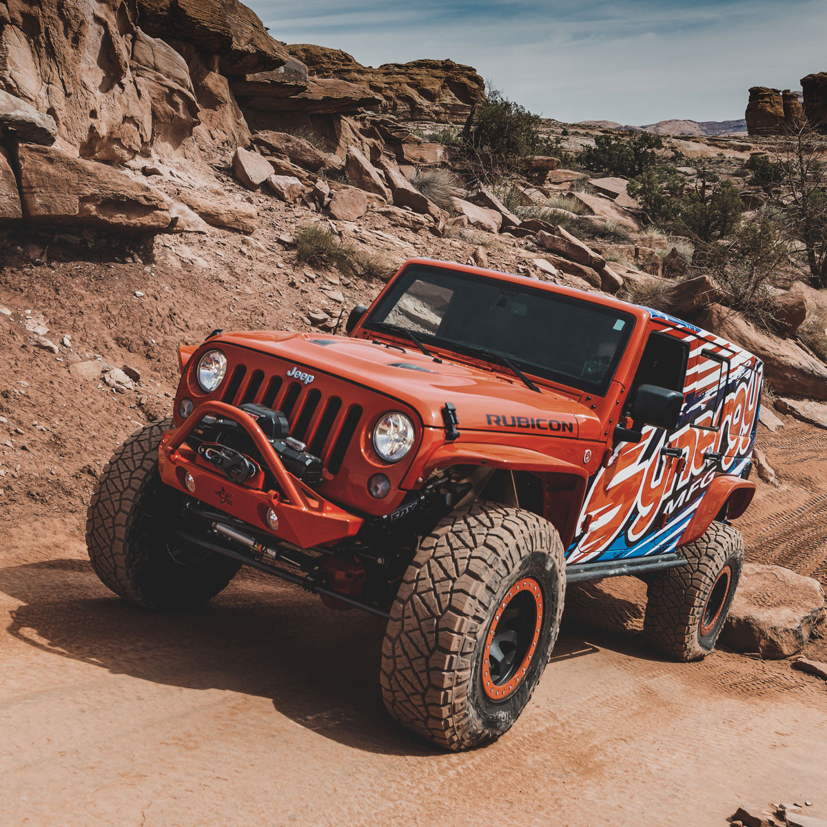 SYNERGY 8044-60 6.0 INCH LIFT STAGE 4 SUSPENSION SYSTEM FOR 07-18 WRANGLER JKU 4 DR