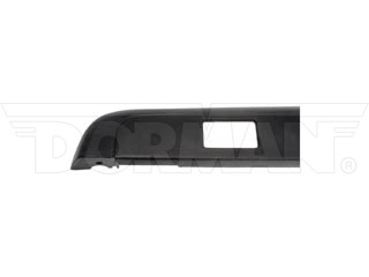 DORMAN 926-912 LEFT BED RAIL COVER - BLACK (6.5' BED) 2002-2006 GM SILVERADO/SIERRA 2500HD EXTENDED & CREW CAB