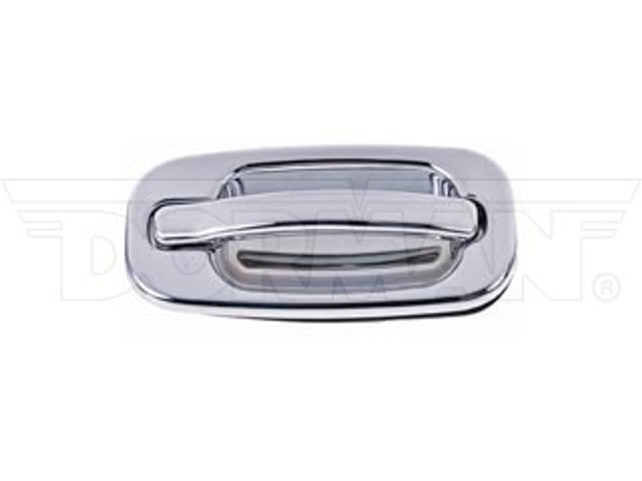 DORMAN 91128 CHROME EXTERIOR DOOR HANDLE (FRONT RIGHT) WITHOUT KEYHOLE 2001-2007 GM SILVERADO/SIERRA 2500HD/3500HD