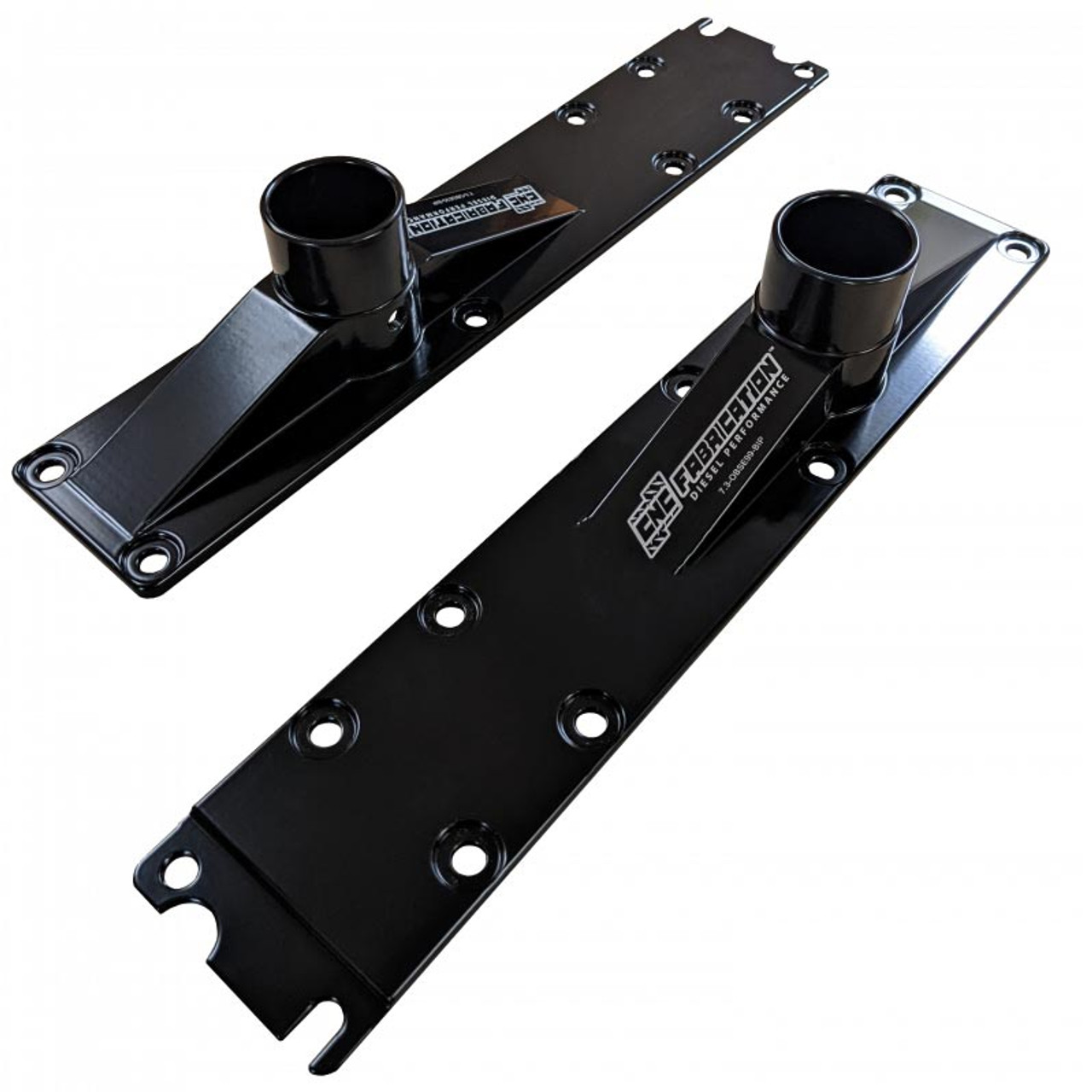 CNC FABRICATION 423005 BILLET INTAKE PLENUM - BLACK FOR 1994-1997 & 1999 FORD SUPERDUTY WITH 7.3L POWERSTROKE ENGINE