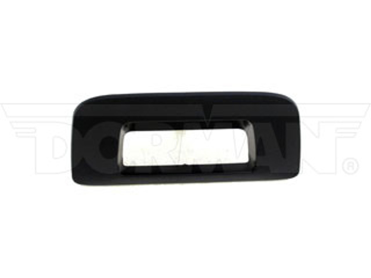 DORMAN 82776 SMOOTH BLACK TAILGATE HANDLE BEZEL (WITHOUT KEYHOLE & BACKUP CAMERA) 2007.5-2014 GM SILVERADO/SIERRA 2500HD/3500HD