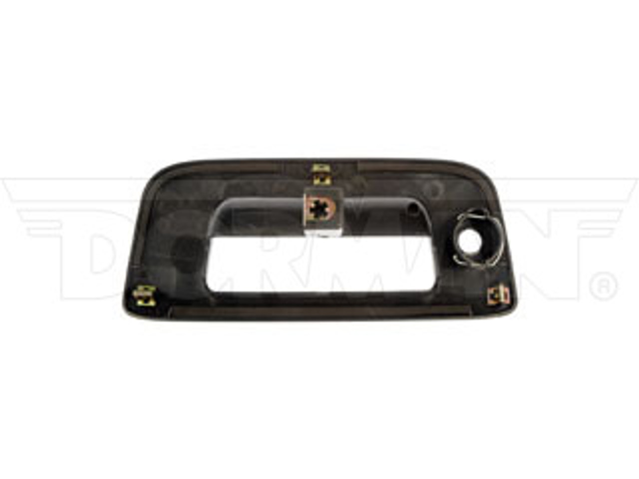 DORMAN 80122 TEXTURED BLACK TAILGATE HANDLE BEZEL 2007.5-2014 (WITH KEYHOLE) (WITHOUT BACKUP CAMERA) GM SILVERADO/SIERRA 2500HD/3500HD