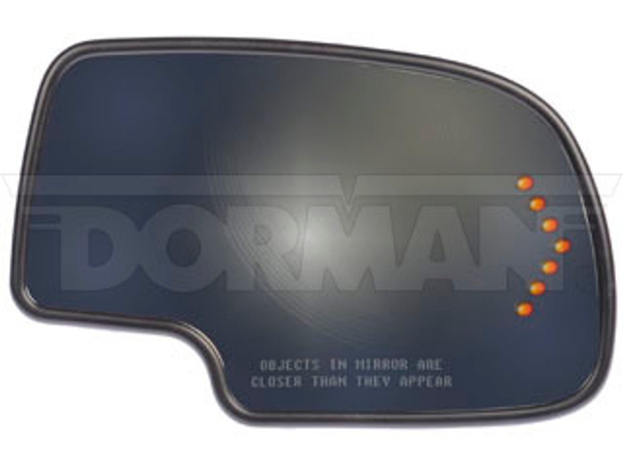 DORMAN 56319 HEATED PLASTIC BACKED MIRROR (RIGHT) (POWER/HEATED MIRRORS WITH TURN SIGNALS) 2003-2007 GM SILVERADO/SIERRA 2500HD/3500HD