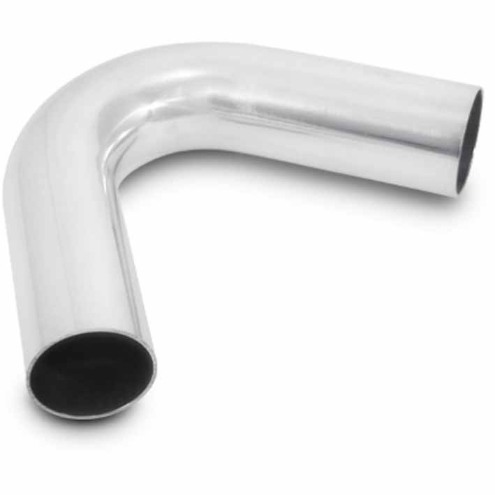 VIBRANT 2828 3.5" POLISHED ALUMINUM 120 DEGREE U-BEND UNIVERSAL - 3.5" O.D. TUBING