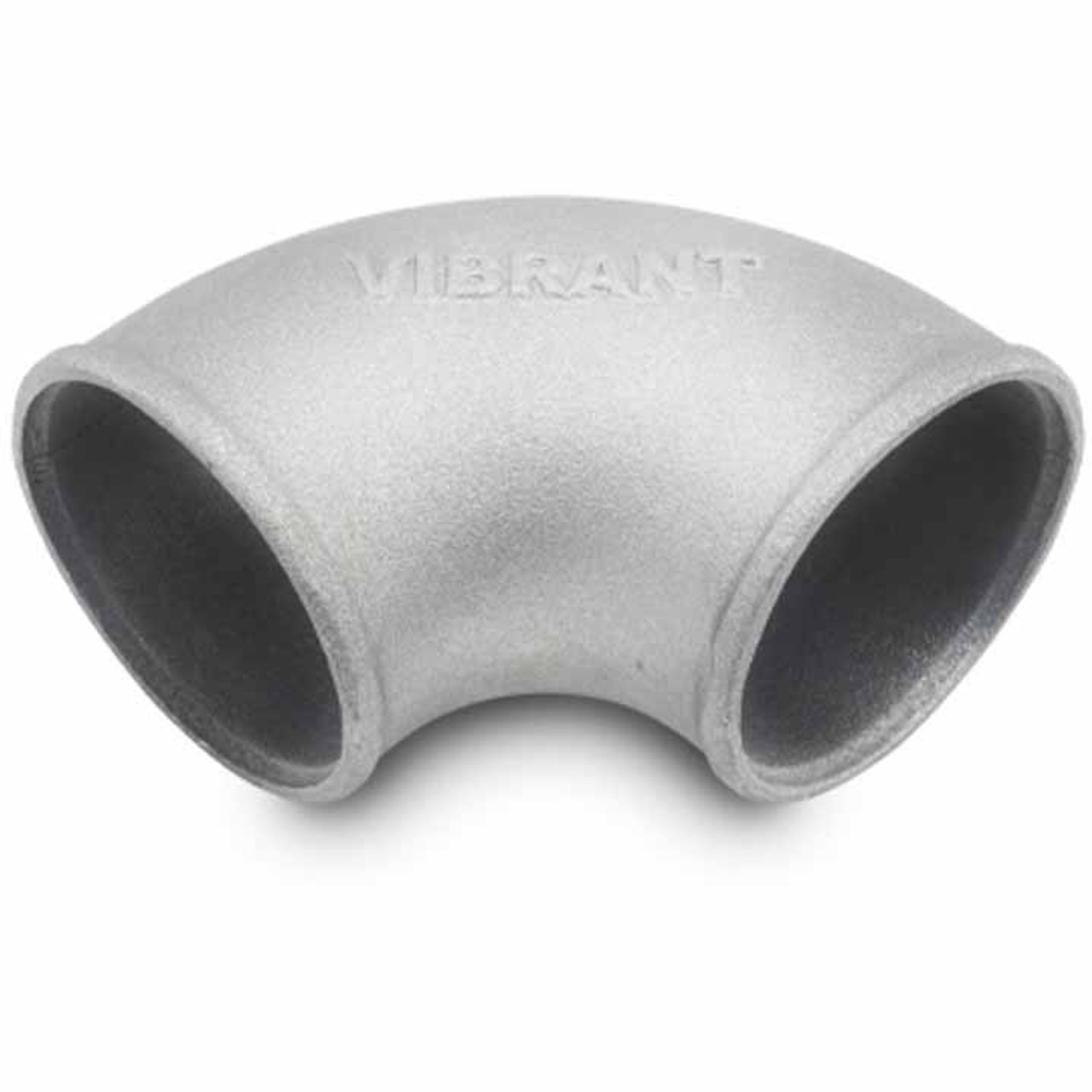 Vibrant 2873 2.5" Cast Aluminum 90 Degree Bend  Universal - 2.5" O.D. Elbow